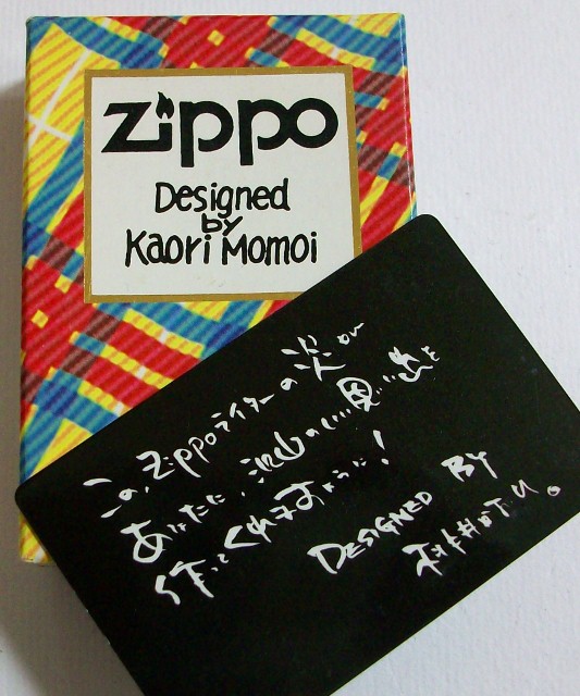 画像: ☆桃井かおり！Designed by Kaori Momoi １９９６年 両面加工 ZIPPO！新品B