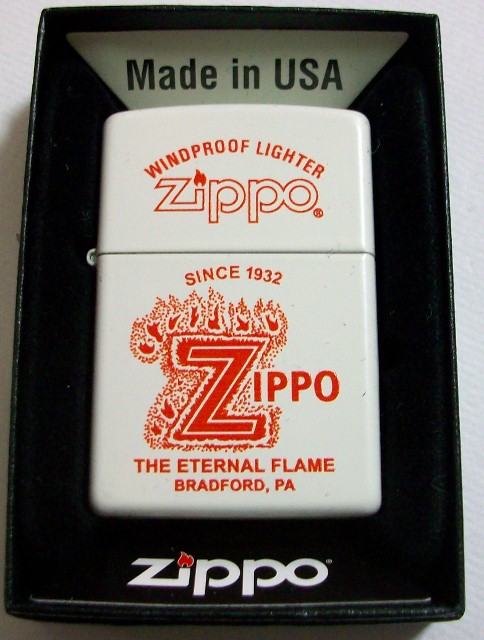 画像1: お洒落な・・ホワイト＆デザイン ２０１３年 ＵＳＡ ＺＩＰＰＯ！新品Ｃ