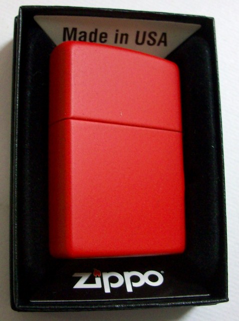 画像: 情熱の・・赤！炎のジッポー！２０１３年　ＵＳＡ　ＲＥＤ　ＺＩＰＰＯ！新品