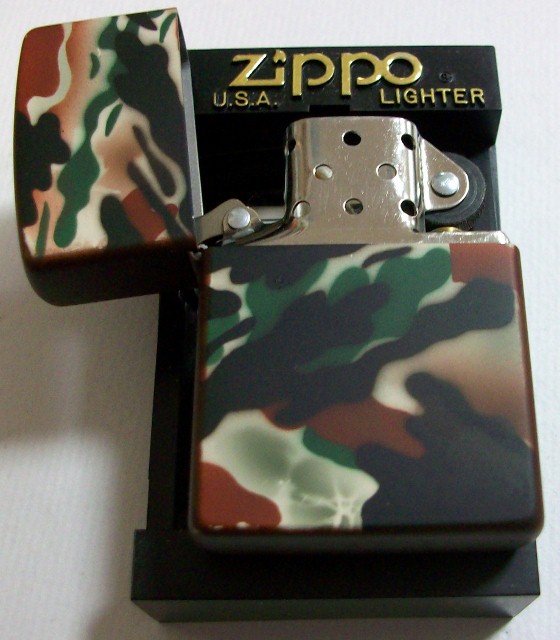 画像: ★ミリタリー系！カモフラージュ・カラー １９９９年１１月 ブラウン系 ＺＩＰＰＯ！新品