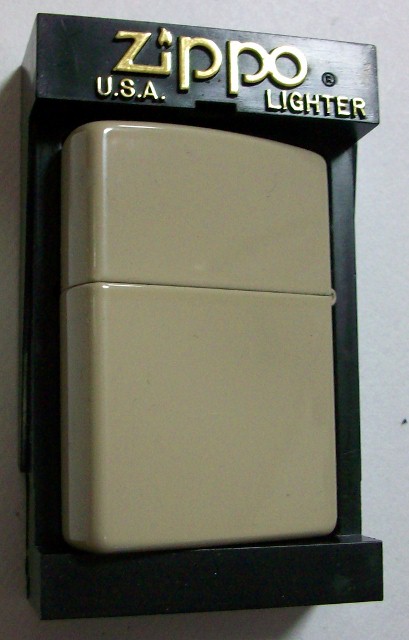 画像: ★ミリタリー系！カモフラージュ・カラー １９９８年５月  全面ベージュ系 ＺＩＰＰＯ！新品