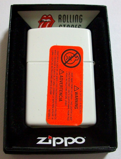 画像: ☆ローリング・ストーンズ！若き日の ROLLING STONES ２０１３年 ホワイト ZIPPO！新品