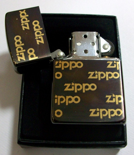 画像: １９８７年１０月（Ｊ） ＺＩＰＰＯロゴ・ロゴ・・ブラック VINTAGE ZIPPO！新品