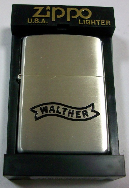 画像1: ☆WALTHER！拳銃のワルサー ２０００年 シルバー加工　ZIPPO！新品