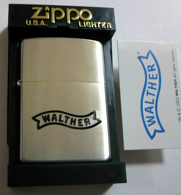 画像: ☆WALTHER！拳銃のワルサー ２０００年 シルバー加工　ZIPPO！新品