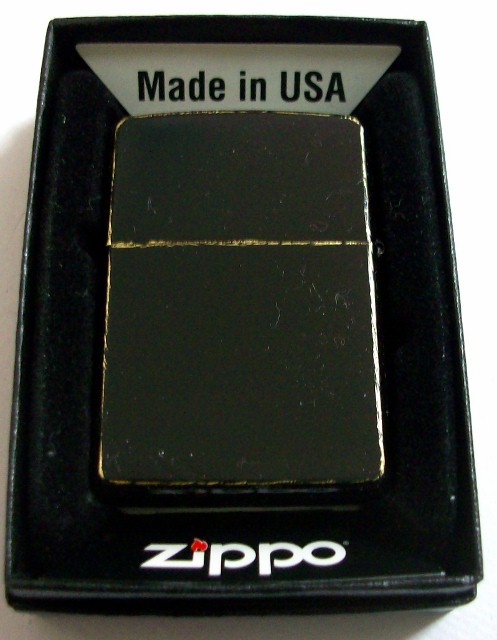 画像: ☆渋い！Brass Black ダメージ USED加工！インサイドはゴールド ２０１３年 ZIPPO！新品