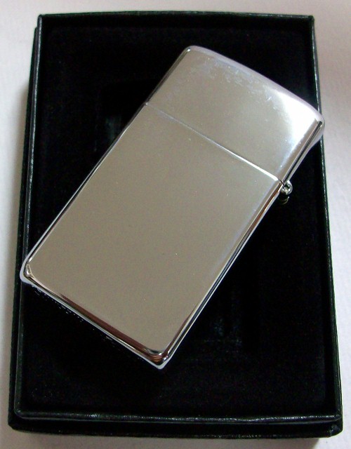 画像: ☆スリム！Slim １９６０年代の復刻デザイン リボン ★イタリックロゴ ２００６年 ZIPPO！新品