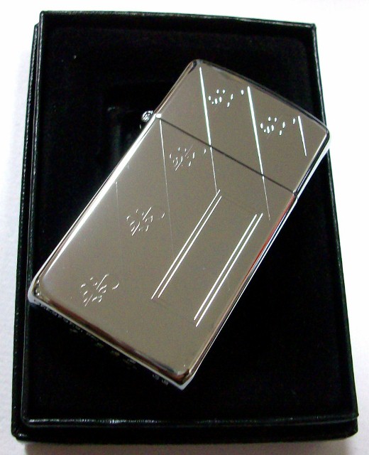 画像: ☆スリム！Slim １９６０年代の復刻デザイン リボン ★イタリックロゴ ２００６年 ZIPPO！新品