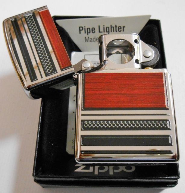 画像: ★パイプ用 ジッポー！お洒落な・・PIPE WOOD DESIGN ２０１４年モデル ZIPPO！新品