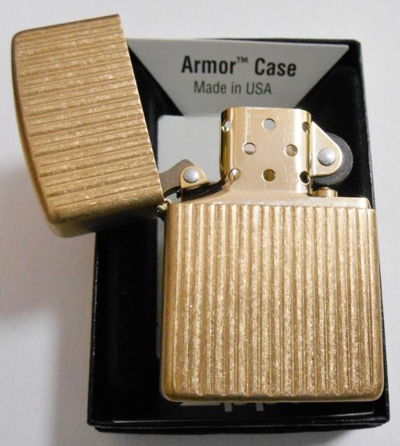 画像: ☆豪華アーマー！Armor Tumbled Brass タンブルブラス 両面デザイン ２０１４年 ZIPPO！新品