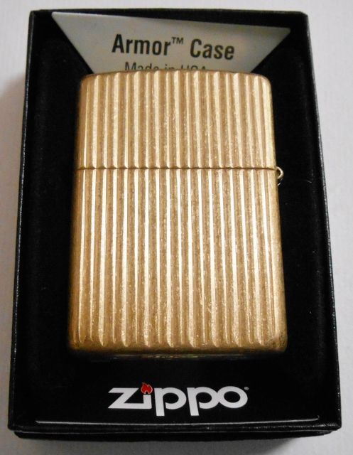 画像: ☆豪華アーマー！Armor Tumbled Brass タンブルブラス 両面デザイン ２０１４年 ZIPPO！新品