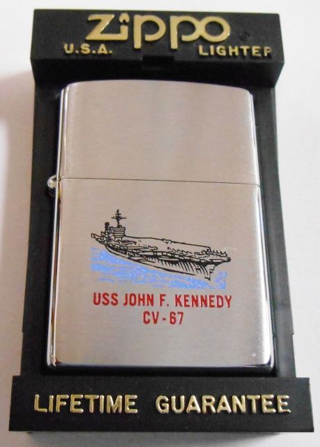 画像1: ☆米海軍空母！ＵＳＳ JOHN F. KENNEDY CV-６７ ケネディ１９９９年１１月 ＺＩＰＰＯ！新品