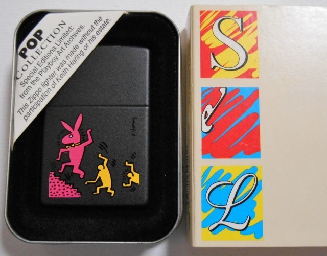 ☆キース・へリング！Keith Haring Pop Collection ２０００年 Zippo 
