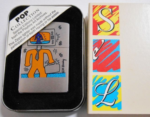 ☆キース・へリング！Keith Haring Pop Collection ２０００年 Zippo