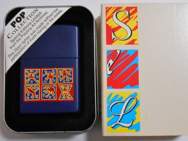 画像: ☆キース・へリング！Keith Haring　Pop Collection １９９８年 Zippo！新品B