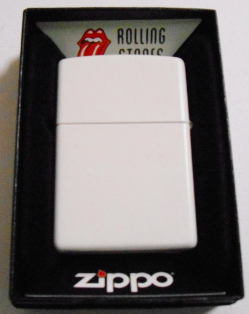 画像: ☆ローリング・ストーンズ！ROLLING STONES ２０１４年 ホワイト  ZIPPO！新品