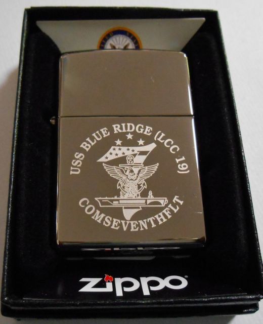 画像: ☆米海軍！ＵＳＳ 第７艦隊 BLUE RIDGE LCC１９ ブラックアイス ２０１３年 ＺＩＰＰＯ！新品