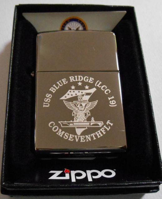 素晴らしい価格 zippo ライター USS RIDGE BLUE - タバコグッズ