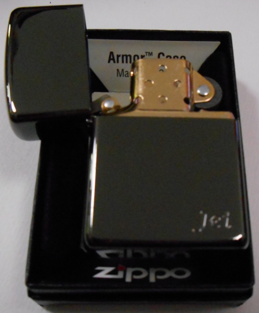 画像: ★ARMOR 黒！Jet ジェッツ ブラックチタン！インサイドは・・GOLD！ミラー ZIPPO！新品