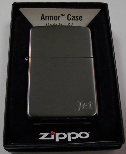 画像: ★ARMOR 黒！Jet ジェッツ ブラックチタン！インサイドは・・GOLD！サテン　ZIPPO！新品