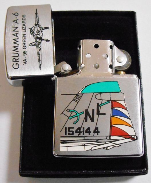 画像: 米軍！GRUMMAN　A-６　１９９３年 VA-９５ GREEN LIZARDS ZIPPO！新品