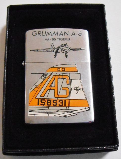 画像1: 米軍！GRUMMAN　A-６　１９９３年 VA-６５ TIGERS  ZIPPO！新品