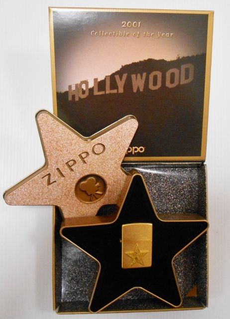 ☆豪華！２００１ Hollywood's Leading Light 星缶入り 世界限定 ZIPPO