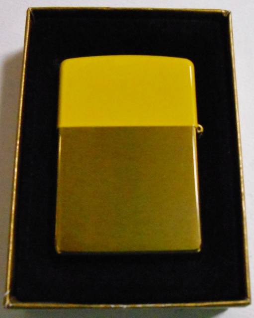 画像: ☆お洒落な・・２カラー！イエロー　黄色　ダブル塗装加工 ２００４年 ZIPPO！新品