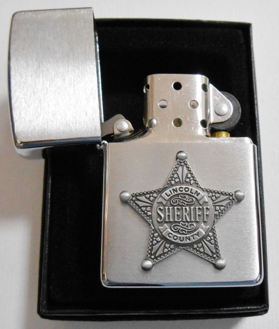 【未使用品】Zippo ‘SHERIFF’ 保安官 バッジ エンブレム ジッポーzippoetcpilsner