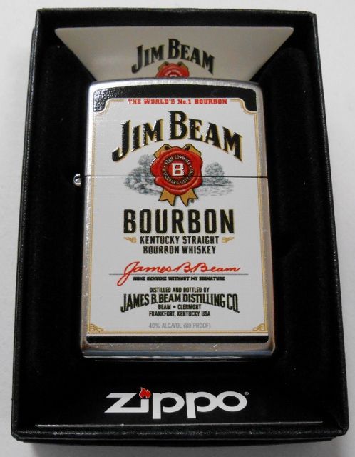 画像1: ☆ジム・ビーム！JIM BEAM 人気の・・バーボン・ウィスキー ２０１３年 USA ＺＩＰＰＯ！新品