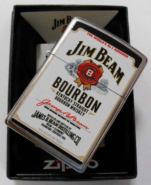 画像: ☆ジム・ビーム！JIM BEAM 人気の・・バーボン・ウィスキー ２０１３年 USA ＺＩＰＰＯ！新品