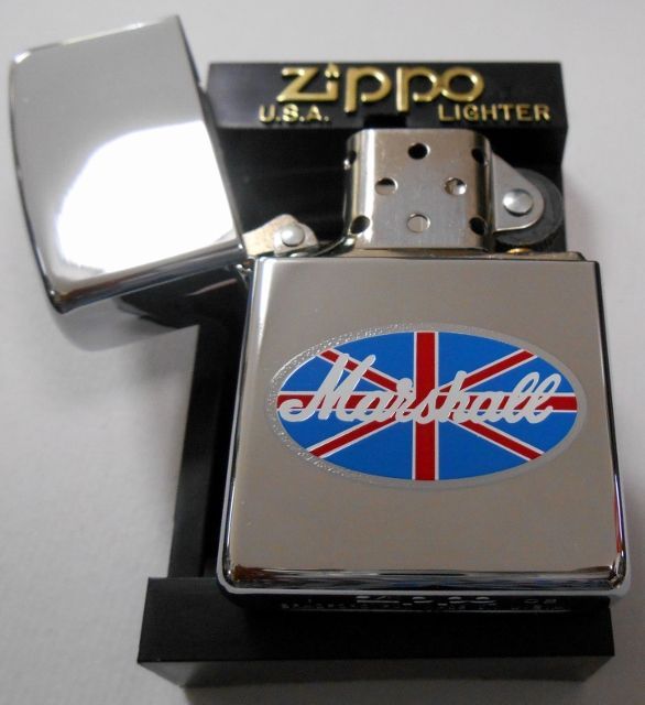 ☆Marshall！アンプのマーシャル ユニオンジャック ２００２年 ZIPPO！新品 - ジッポーパーク Zippopark