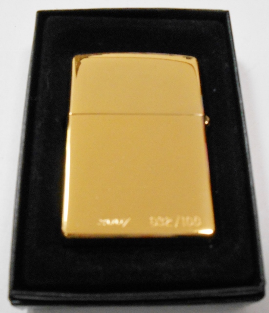 画像: ★限定１００個！KIRIN FIRE キリン ファィア！ゴールド加工鏡面 ２００７年 ZIPPO！新品