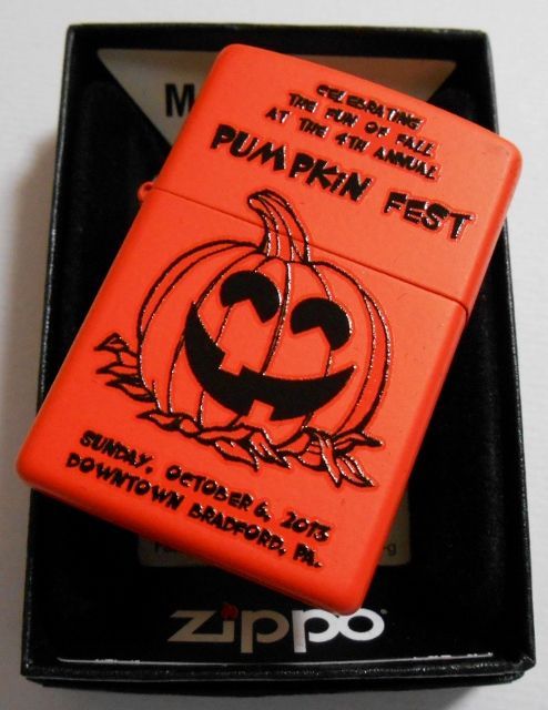 画像: ☆ハロウィ-ン！限定３０個 BRADFORD PUMPKIN FEST！ROSEART ZIPPO！新品