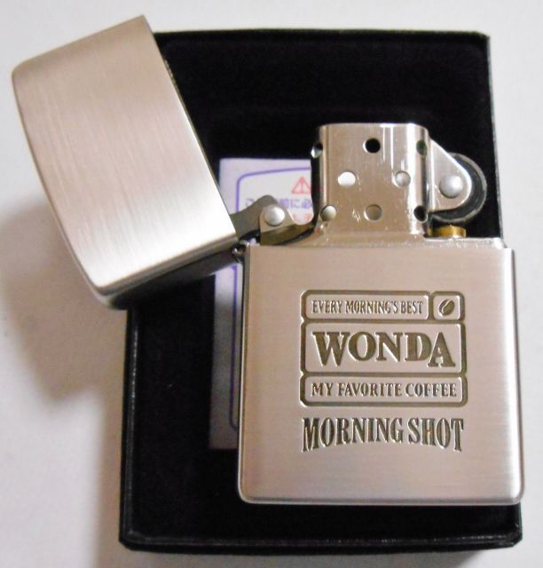 画像: ☆朝専用！Asahi WONDA！アサヒ ワンダ COFFEE！MORNING SHOT  ZIPPO！新品