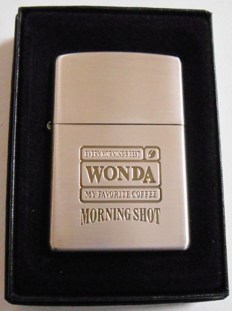 画像1: ☆朝専用！Asahi WONDA！アサヒ ワンダ COFFEE！MORNING SHOT  ZIPPO！新品