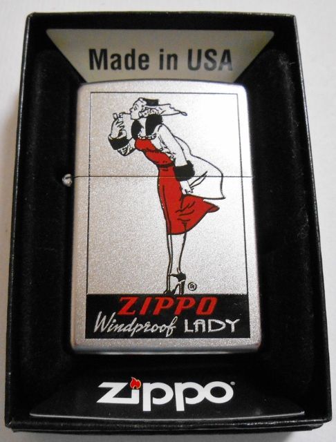 画像: ☆Windy！人気のウィンディ 米国ZIPPO社 サテンクローム ２０１５年 ZIPPO！新品その１。