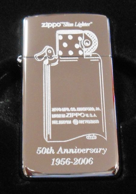 zippo スリムライター 50周年 アニバーサリー スリムジッポー 2006