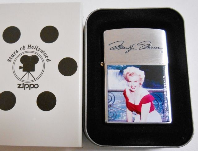 画像: ☆マリリン・モンロー！Marllyn monroe ２００４年 Stars of Hollywood Zippo！新品