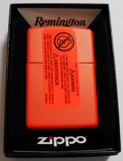 画像: ☆Remington！レミントン ハンター・デザイン USA オレンジ ２００７年 ZIPPO！新品。