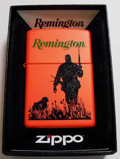 画像: ☆Remington！レミントン ハンター・デザイン USA オレンジ ２００７年 ZIPPO！新品。