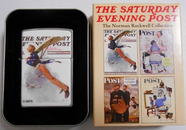 画像: ☆ノーマン・ロックウエル！THE SATUDAY EVENING POST表紙 ２００２年 ZIPPO！新品A