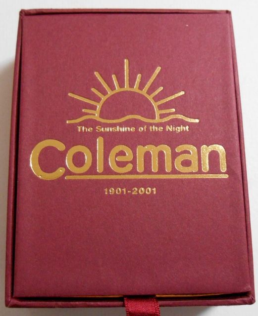 画像: ☆Coleman！ランタンのコールマン １００周年記念 ２００1年 限定ZIPPO！新品A