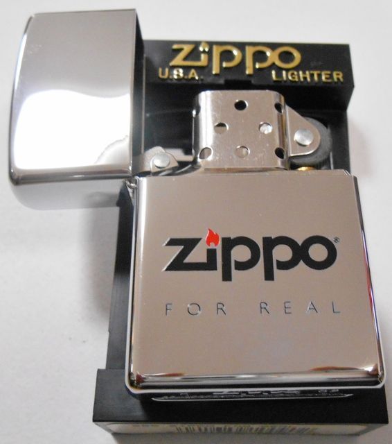 画像: ★ZIPPO FOR REAL！ZIPPO社２００２年８月 ＃２５０ ZIPPO！新品