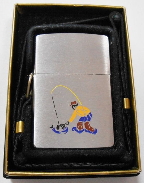 画像1: ☆名作 復刻！１９４７ REPLICA つり人！１９９７年 ループ付 ZIPPO！新品　