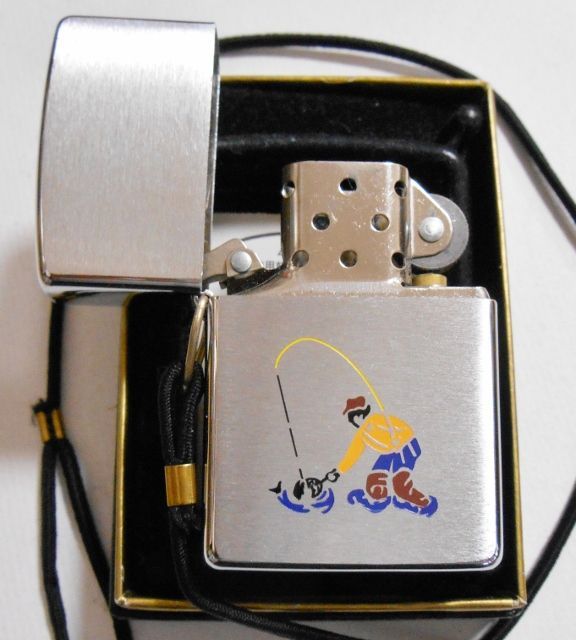 画像: ☆名作 復刻！１９４７ REPLICA つり人！１９９７年 ループ付 ZIPPO！新品　