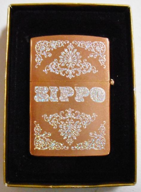 画像: ☆逸品 ！Copper 銅加工！１９９１年１０月（J） 豪華両面デザイン ZIPPO！新品未使用品