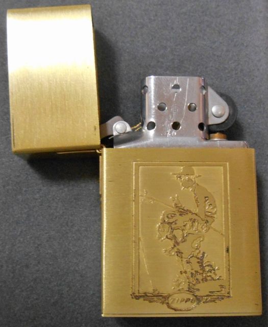 レアビンテージ】1932 ORIGINAL REPLICA 釣り人 zippo-