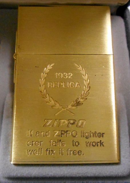 zippo 1932 Replica 未使用 GOLD-