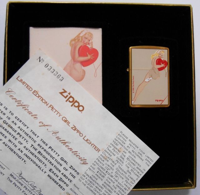 画像: THE PETTY GIRL！ＵＳＡ限定 １９９６年 シリーズI  ZIPPO！新品B